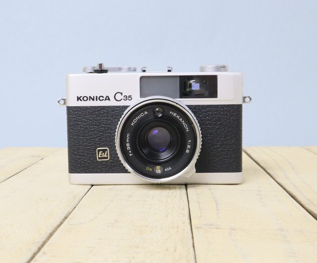 完動品】オールドフィルムカメラ コニカ KONICA C35 E&L S/N 279920