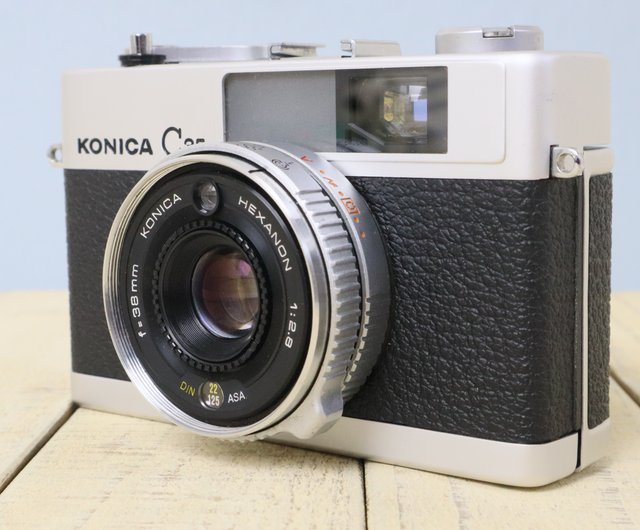 完動品】オールドフィルムカメラ コニカ KONICA C35 E&L S/N 279920