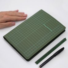 HAH Refillable Sketch book A5 - FOREST GREEN