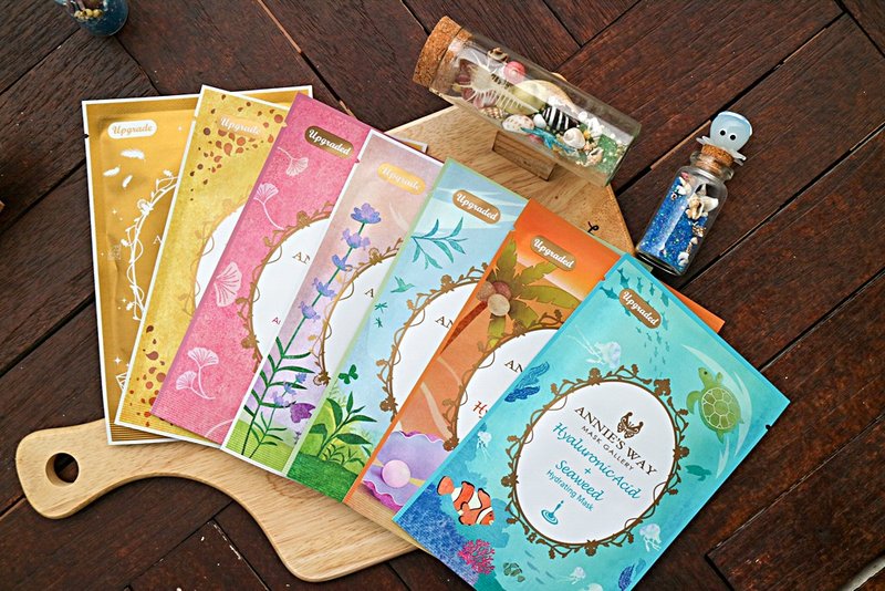 Annie's Way Bubble Tea Mask 7 in 1 Pack - Face Masks - Other Materials Multicolor