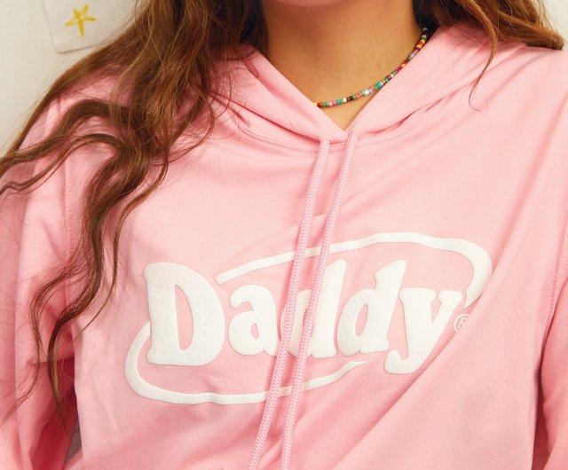 Daddy 2024 hoodie pink