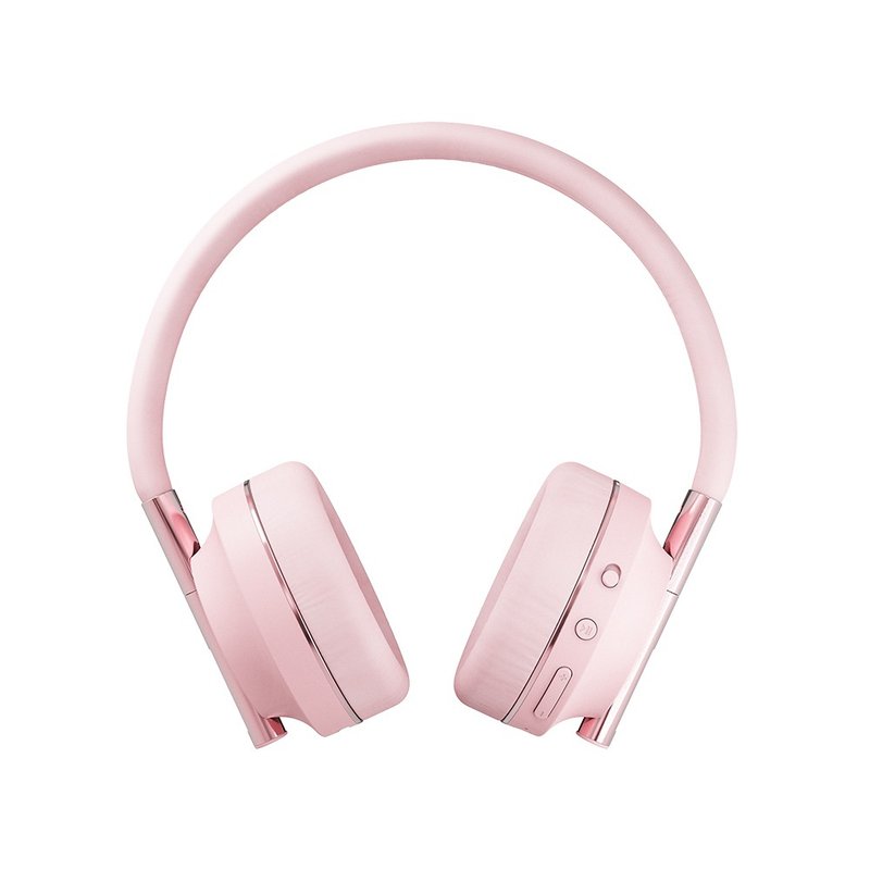 Happy Plugs PLAY Kids Over-Ear Bluetooth Headphones - Pink Gold - Headphones & Earbuds - Other Materials Black