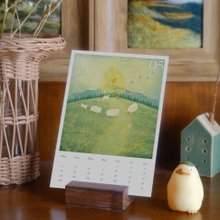 2026卡片桌曆-抵達一片柔軟的風景 / 贈2026祝福卡 / 附木座