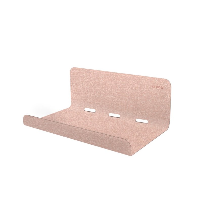 EasyHouse Mini Wall-Mounted Bent Shelves (Adhesive Version) - Rose Pink - กล่องเก็บของ - วัสดุอื่นๆ 