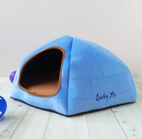 Lucky Me 寵物設計 冰屋2號- 自由藍天 11種顏色 貓窩 貓奴入門款