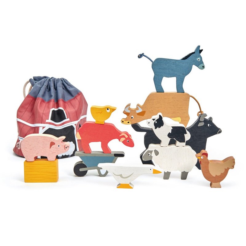 Stacking Farmyard - ของเล่นเด็ก - ไม้ 