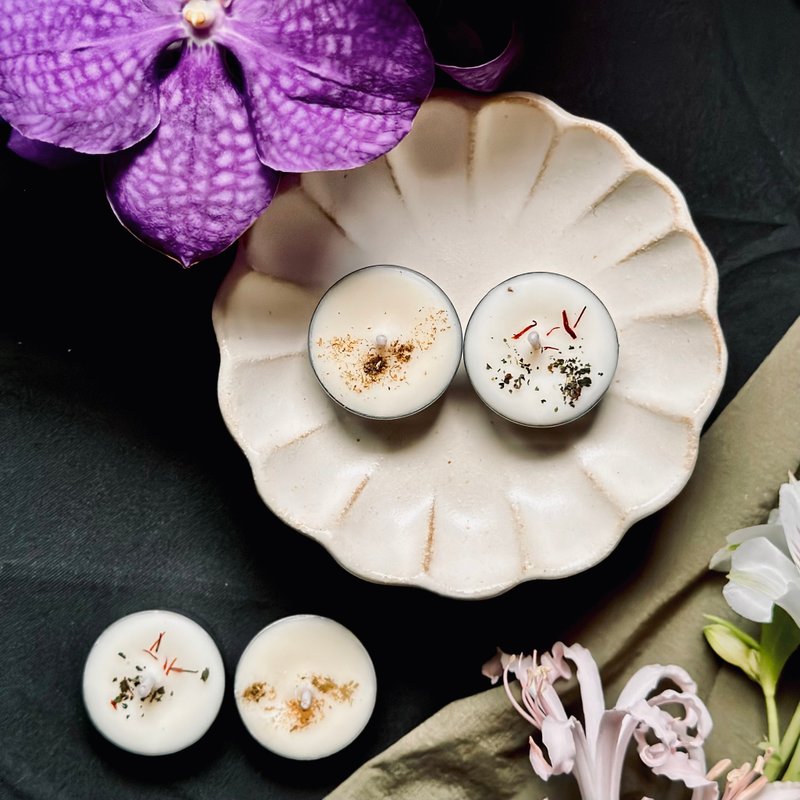 【重生節限定】重生節燭光套組 - 香氛蠟燭/燭台 - 蠟 白色