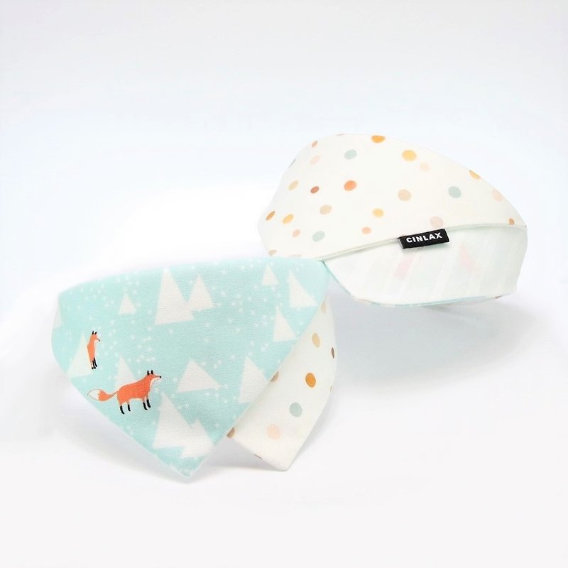 [Pet Scarf] Little Fox - can be worn on both sides - Clothing & Accessories - Other Materials 