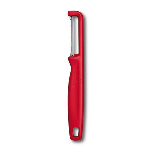 城市視角 VICTORINOX 瑞士維氏 IOTA系列 直式鋸齒形削皮器/紅 6.0943.1