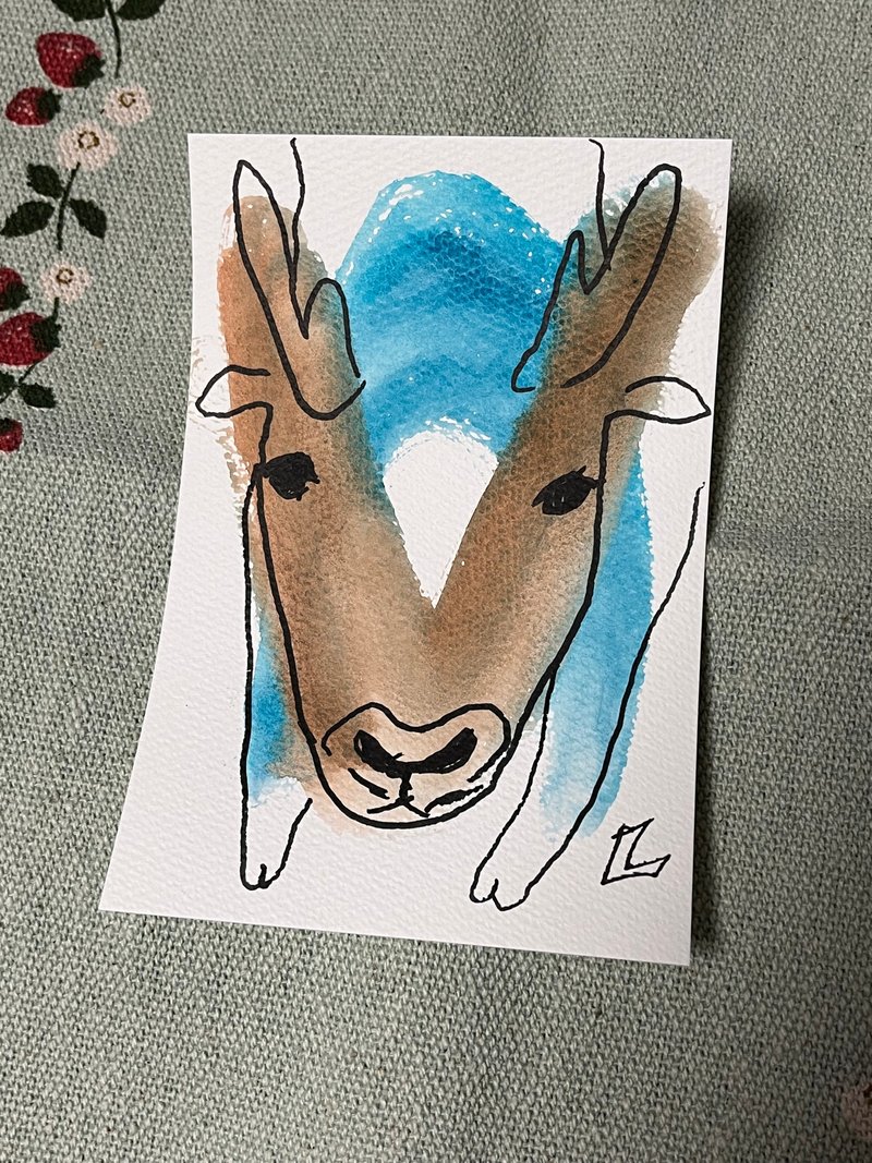 Cow - วาดภาพ/ศิลปะการเขียน - กระดาษ ขาว