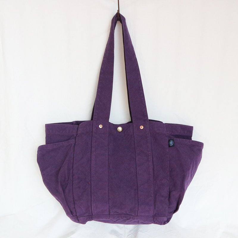 ガーデンバッグ【2024秋冬限定カラー・パンジー】(VC-11) - 手提包/手提袋 - 棉．麻 紫色