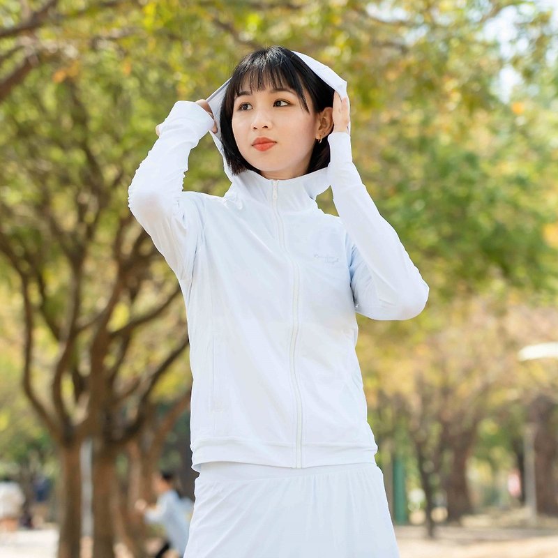 MEGA COOUV] Women's Style - Ice Sense Sun Protection Hooded Jacket UV-F403X - เสื้อผู้หญิง - วัสดุอื่นๆ 