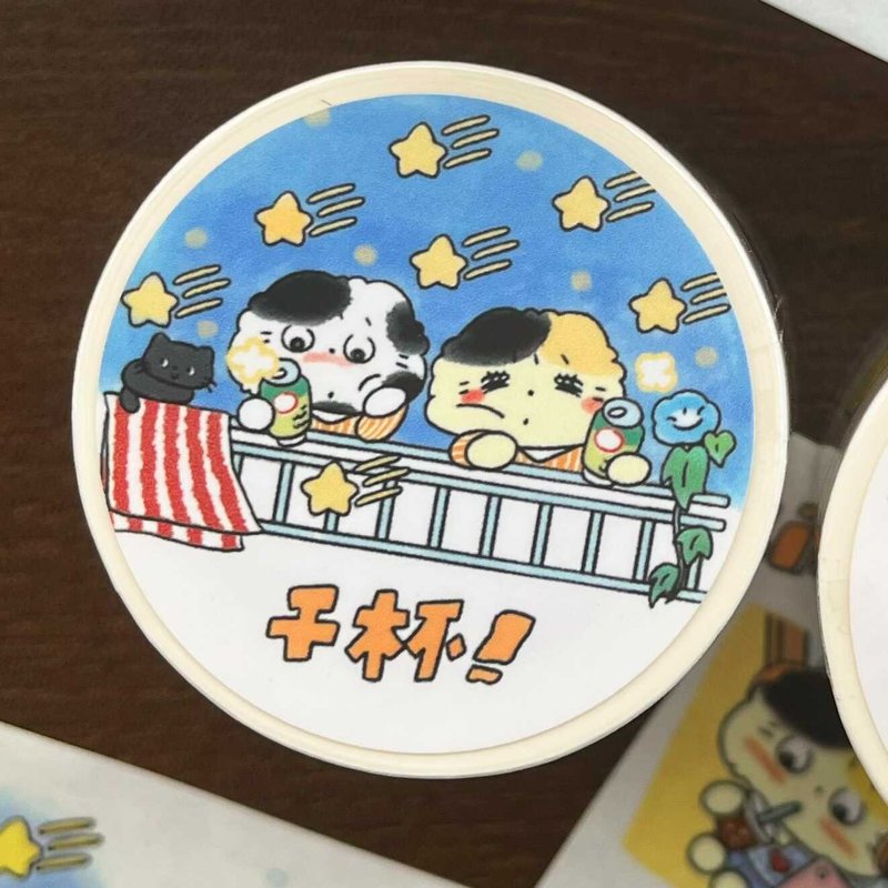 【鹽汽水】模切和紙合集 可愛貓貓手帳膠帶 - 膠紙/膠帶/紙膠帶 - 紙 多色