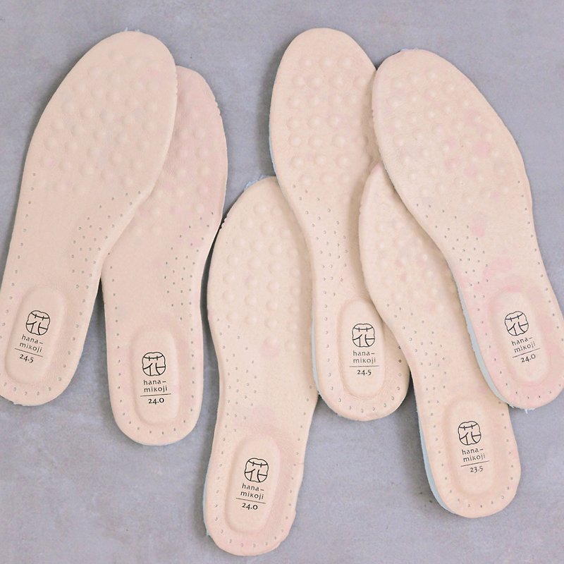 Hot-selling set of tens of thousands of OH. Accidentally dyed small NG big comfortable | Original dyed Japanese genuine dolphin leather insoles - รองเท้าลำลองผู้หญิง - หนังแท้ สึชมพู