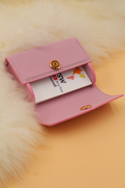 WSW Leather Craft 真皮短夾/信用卡套/名片夾/卡片套/法國山羊皮