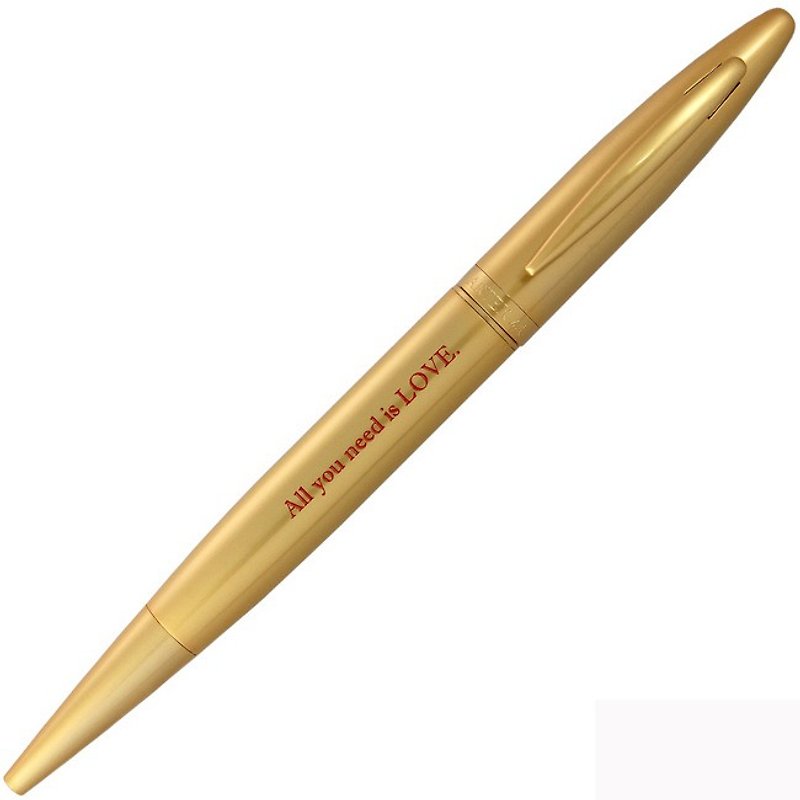 ARTEX life series life introduction neutral ball pen All you need is LOVE. - ไส้ปากกาโรลเลอร์บอล - ทองแดงทองเหลือง สีทอง
