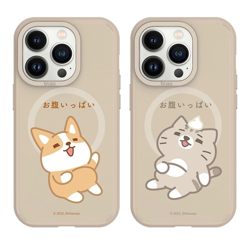 柴語錄吃好飽系列峽谷強悍MagSafe iPhone手機殼 - 手機殼/手機套 - 矽膠 多色