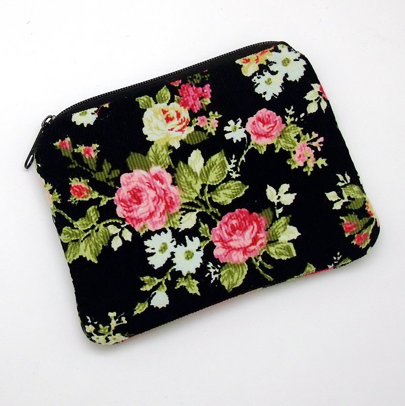 Zipper pouch / coin purse (padded) (ZS-179) - Coin Purses - Cotton & Hemp Multicolor