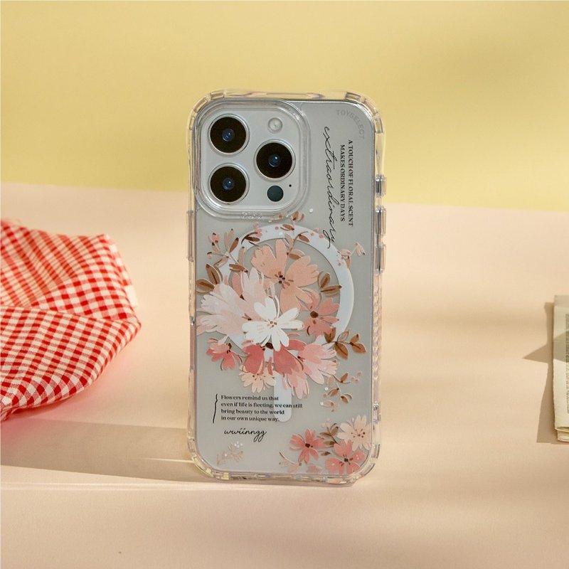 wwiinngg杏桃花茶抗黃防摔MagSafe iPhone手機殼 - 手機殼/手機套 - 塑膠 多色