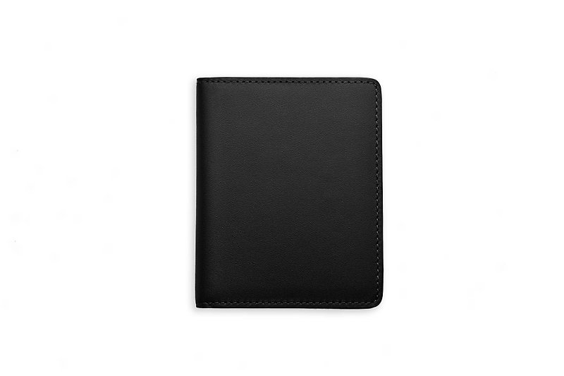 KYL Bifold Cardholder Wallet in Black - กระเป๋าสตางค์ - หนังแท้ สีดำ