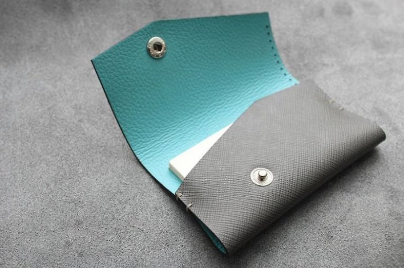 KAKU handmade leather business card holder card holder customized customized - ที่เก็บนามบัตร - หนังแท้ 