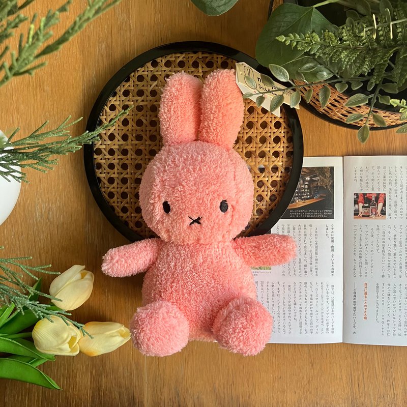 BON TON TOYS Terry Miffy Rabbit Stuffed Doll-Pink 23/33cm - Stuffed Dolls & Figurines - Polyester Pink