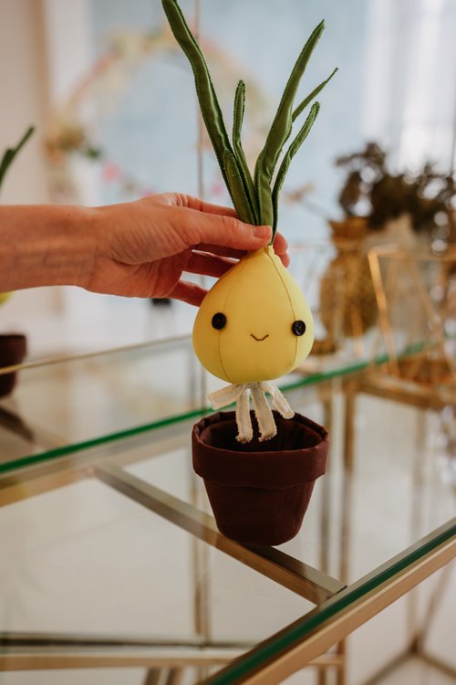 Onion Plush Toy, Pocket Size Plushies 