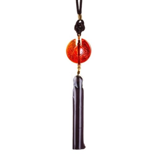 琉璃工房 LIULI LIVING 琉璃工房 LIVING 稱心如意龍鳳璧 (紅琥珀色) 母親節