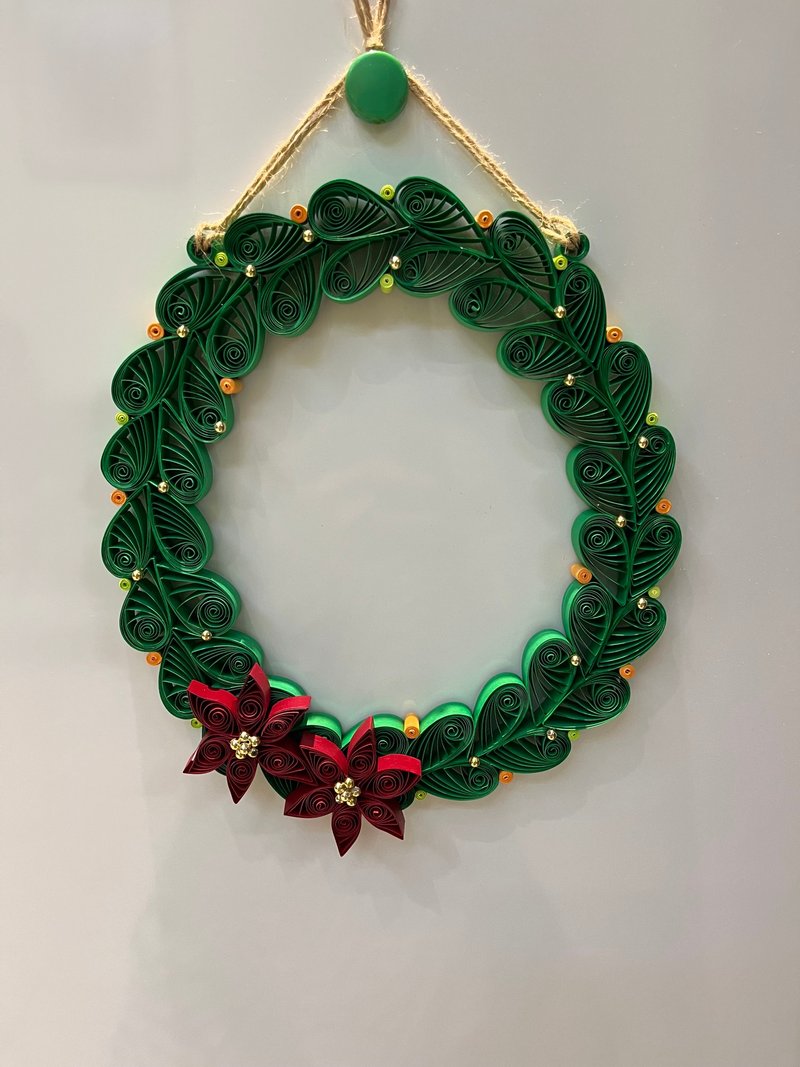 Christmas wreath - ของวางตกแต่ง - กระดาษ 