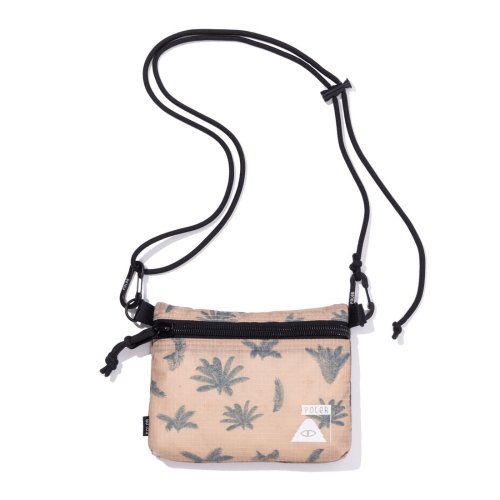 POLER 臺灣總代理 日本限定POLER STUFFABLE POUCH 2024新版輕便袋收納包 /棕梠米褐
