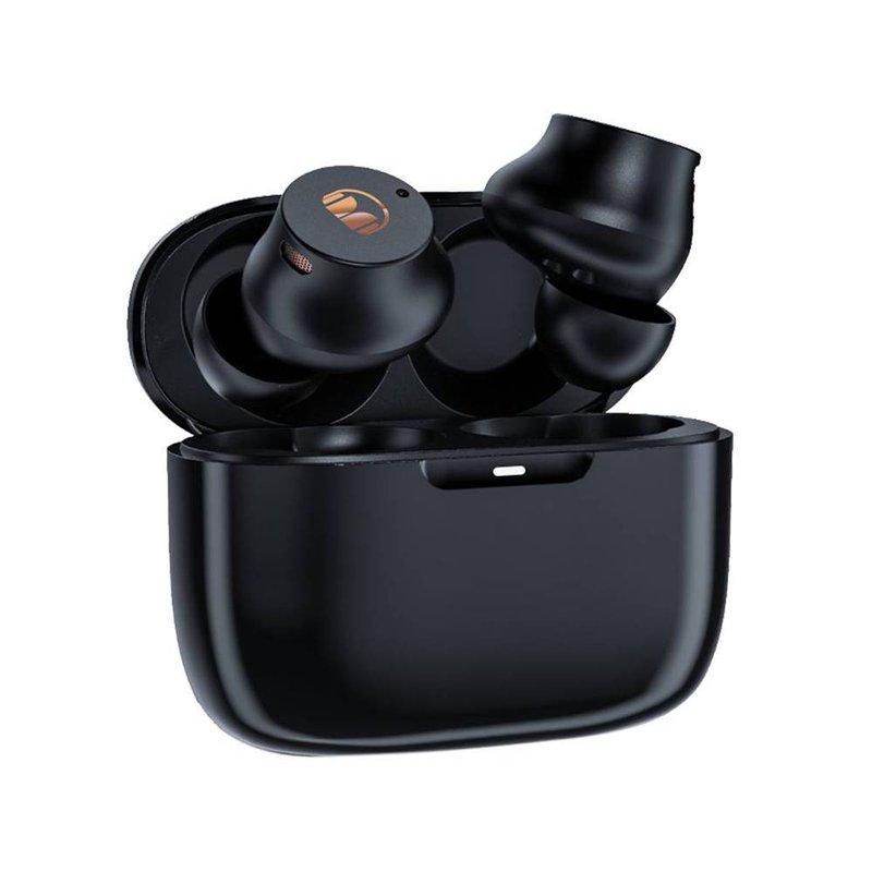 Monster N-Lite 200 Air Links True Wireless Bluetooth Headphones-Monarch Black - หูฟัง - พลาสติก สีดำ