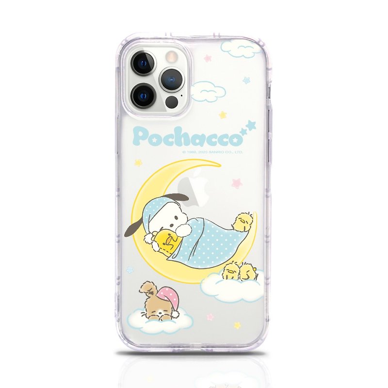 【Hong Man】Sanrio iPhone 12 Phone Case Pachacco - Phone Cases - Plastic Blue