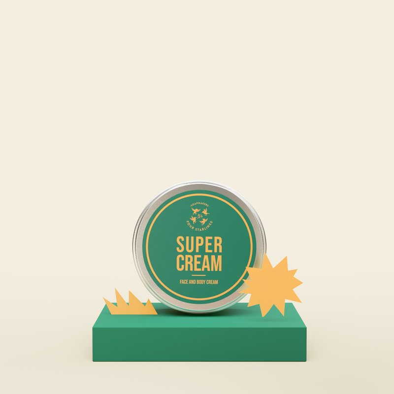 Super Cream all-purpose nourishing cream - ครีมบำรุงหน้า - น้ำมันหอม ขาว