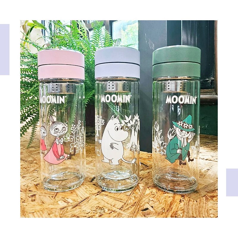 Authorized by MOOMIN | Tea Cup 350ml (Moomin/Xiao Mei/Sliqi) - Pitchers - Glass 