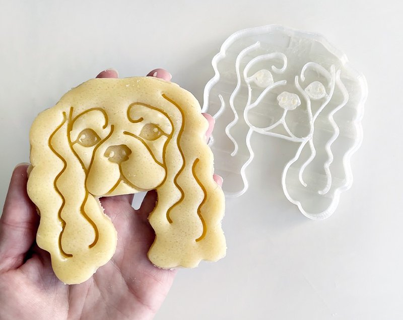 キャバリア・キング・チャールズのクッキー型 - その他 - プラスチック 