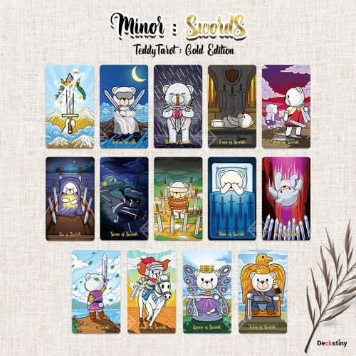 Deckstiny テディ タロット Ver.3 : ゴールド エディション 78