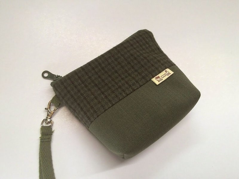 Small square bag ~ wallet cotton and cotton bag cosmetic bag (the only product) M07-010 - กระเป๋าเครื่องสำอาง - วัสดุอื่นๆ 