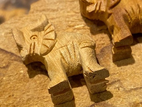 Inca Incense．印加香舍 秘魯聖木大象雕像 原住民人手製作 印加聖木吉祥物