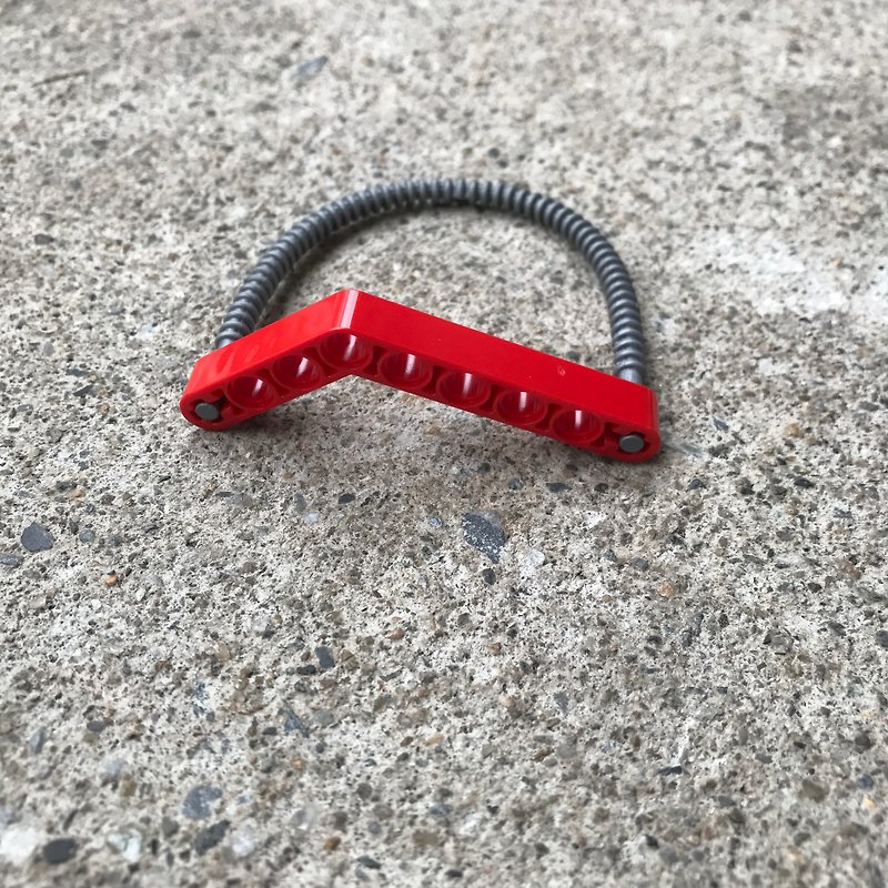 Bracelet ∞ LEGO hot subject - Bracelets - Plastic Red
