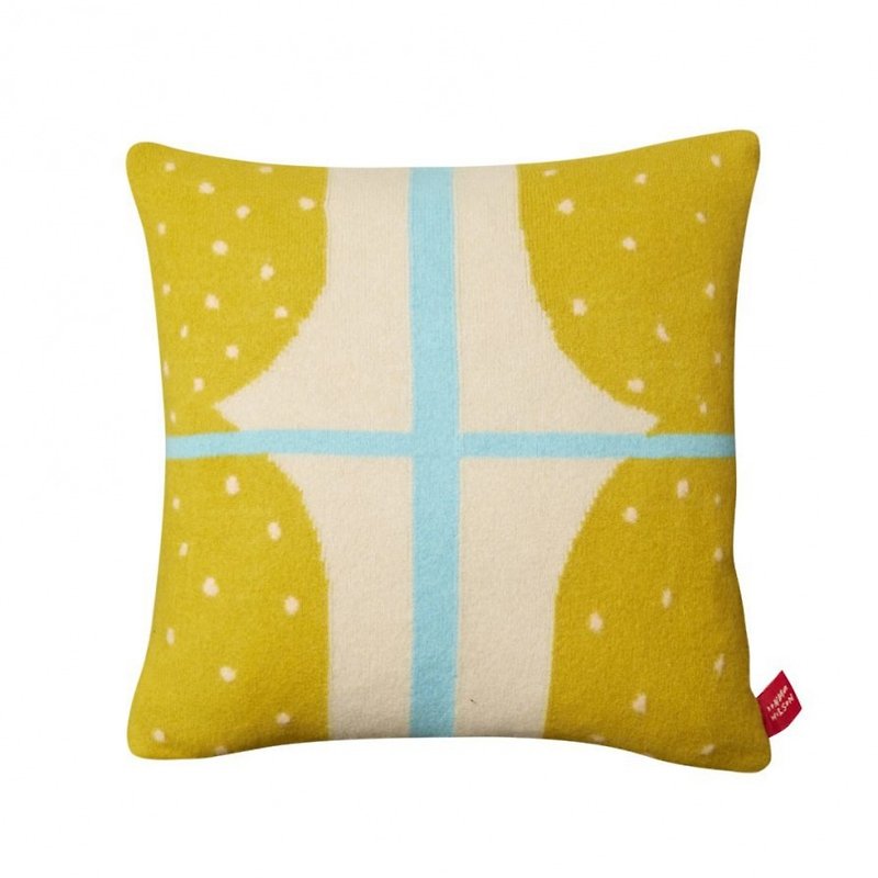 [Winter Sale] Window Pure Wool Pillow-Yellow | Donna Wilson - หมอน - ขนแกะ สีเหลือง