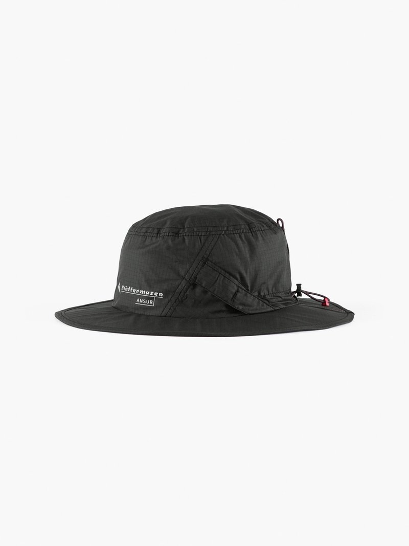 [Mountain mouse Klättermusen] Ansur organic cotton wind-resistant disc hat - raven black - Camping Gear & Picnic Sets - Other Materials Black