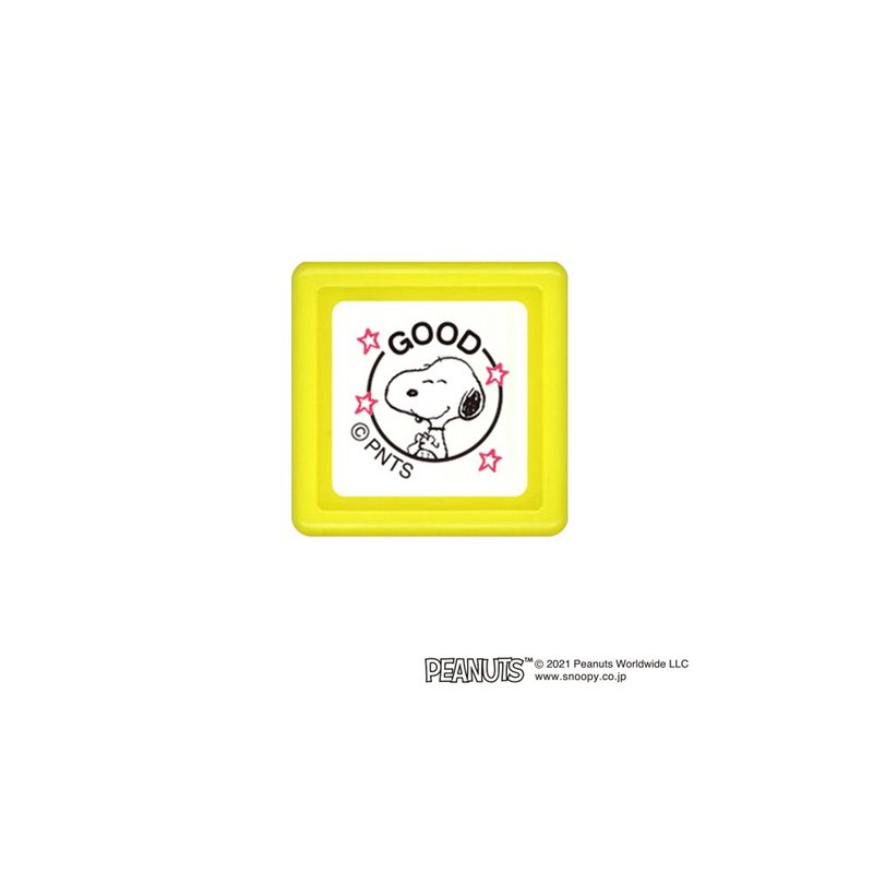 【KODOMO NO KAO】Snoopy浸透印 E GOOD2 - 印章/印台 - 塑膠 紅色
