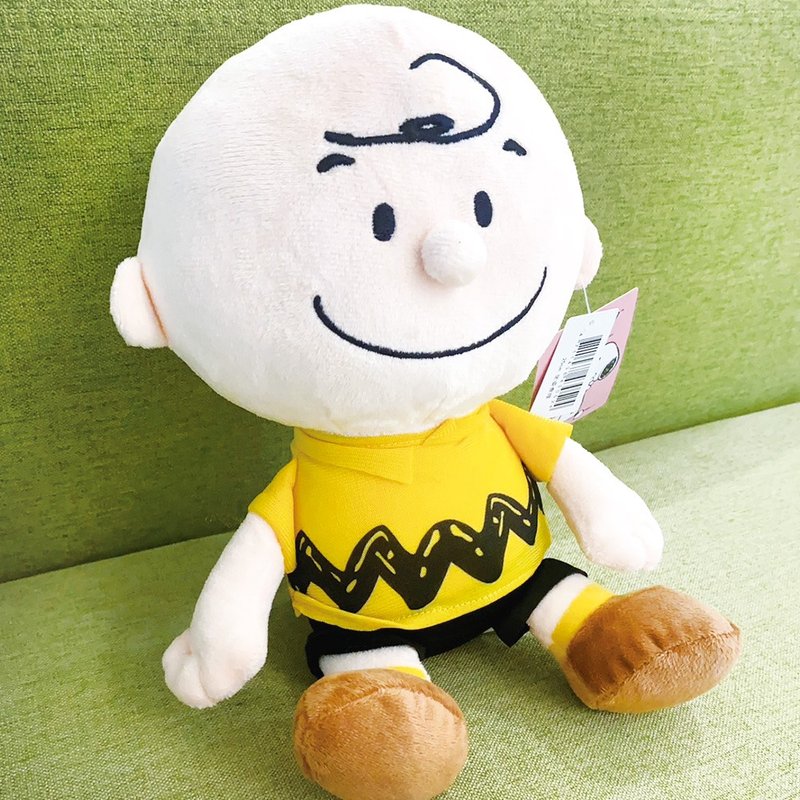 SNOOPY Classic Charlie Brown Plush Smiling Doll-25CM - Stuffed Dolls & Figurines - Other Materials 