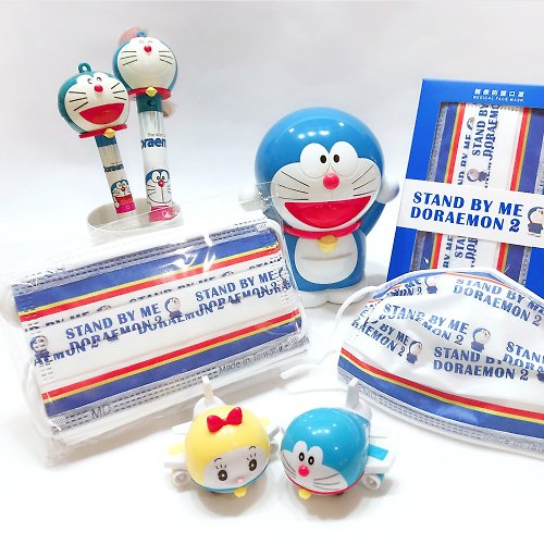 無藏生醫 【現貨】【上好生醫】Doraemon_文字E_親子口罩/10入盒裝/雙鋼印