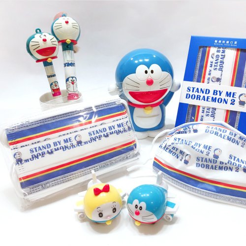 無藏生醫 【上好生醫】Doraemon 文字E 親子口罩/10入盒裝/雙鋼印
