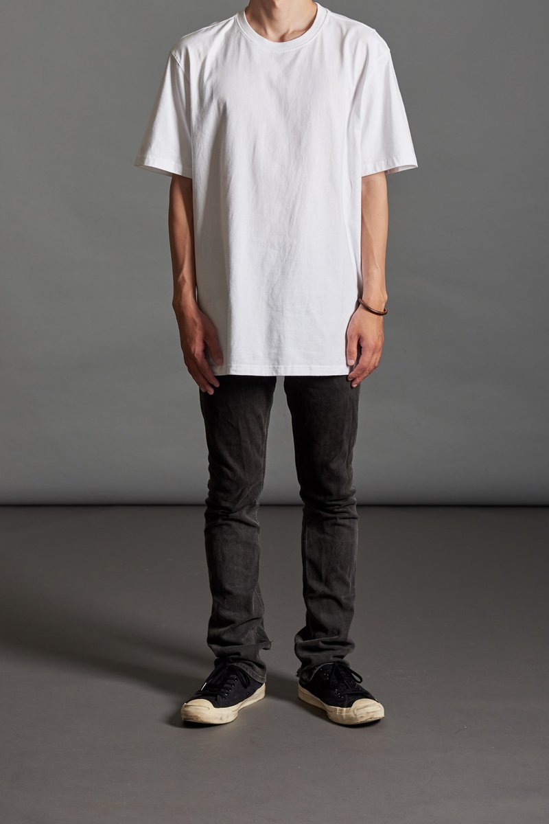 Heavyweight White Short Tee - Men's T-Shirts & Tops - Cotton & Hemp White
