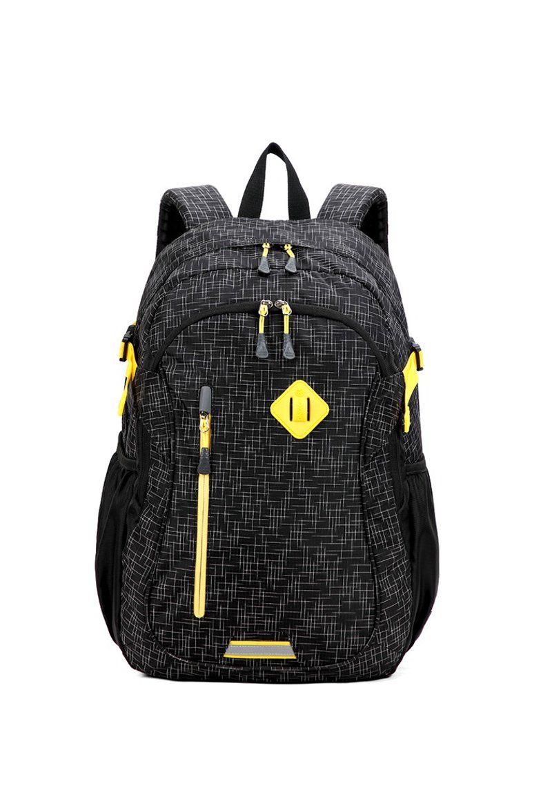 Upgraded Ergonomic Backpack School Bag Lightweight Massage Shoulder Backpack - กระเป๋าเป้สะพายหลัง - วัสดุกันนำ้ สีเหลือง