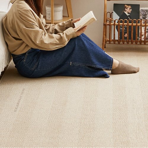 微糖花植間 日式簡約地毯-4色/地墊/軟裝/居家擺飾/客廳地毯/女友禮物