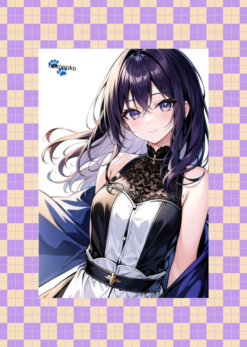 オリジナル人物ステッカー　No.24 - 貼紙 - 紙 多色