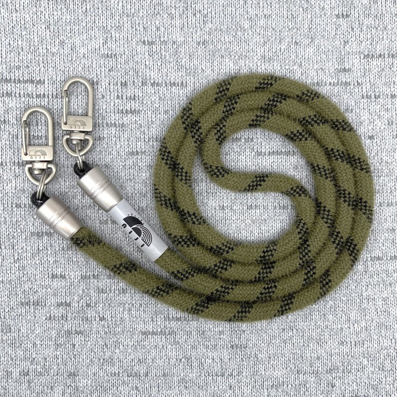 niji phone strap 6mm Brilliant pattern - Other - Plastic Green